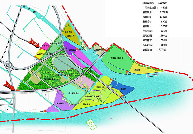 中山民众镇岭南水乡天水围度假村项目